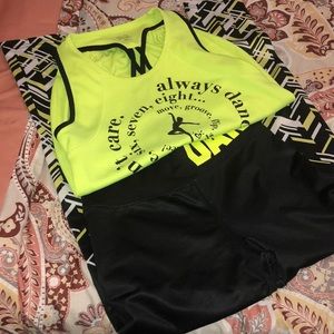 EUC Justice activewear 2 piece set size 10